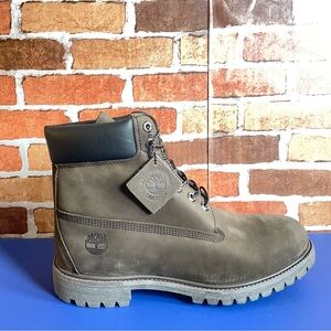 TIMBERLAND MEN’S PREMIUM WP BOOT MEDIUM BROWN NUBUCK